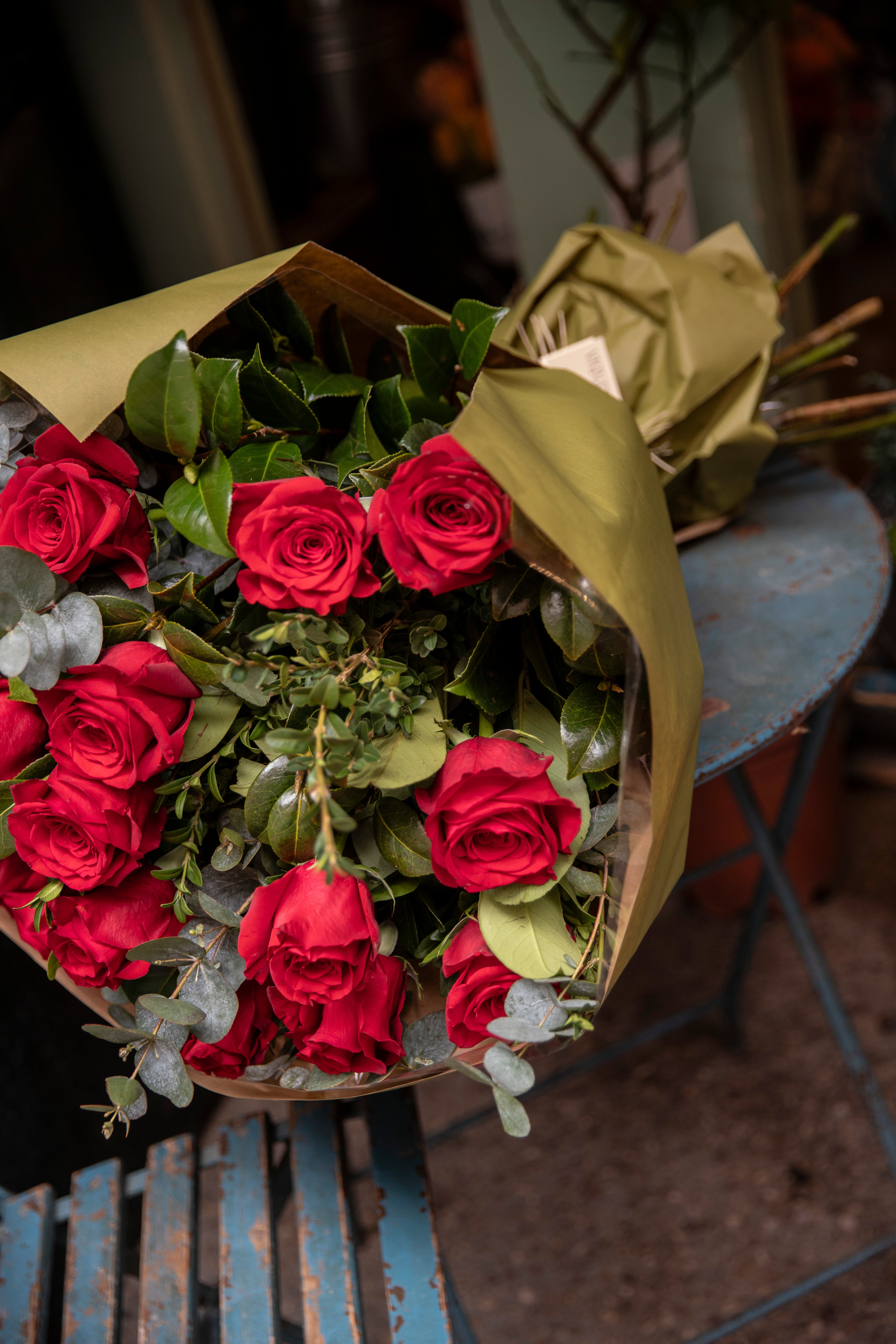 Ramos rosas rojas