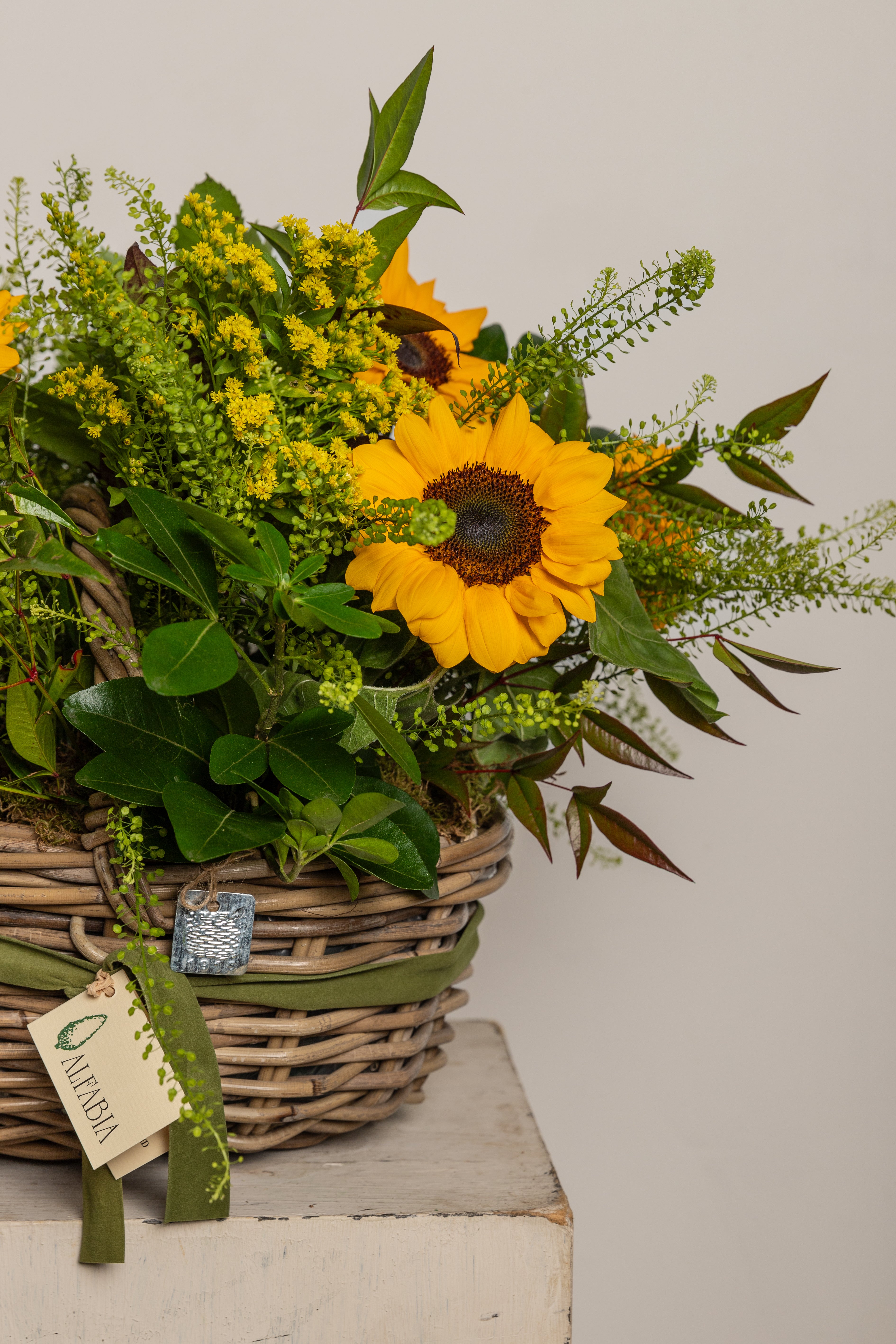Cesto Girasoles