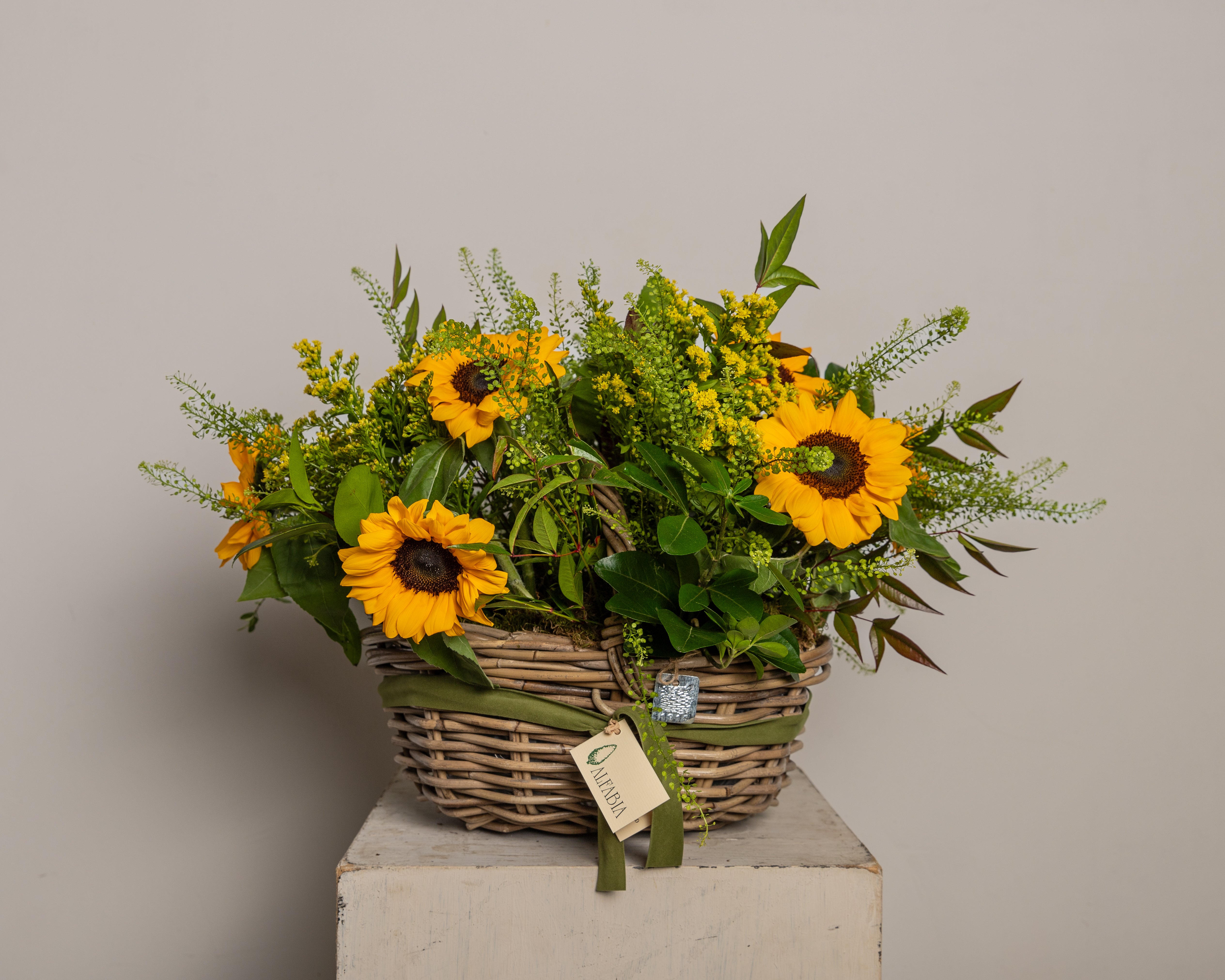 Cesto Girasoles