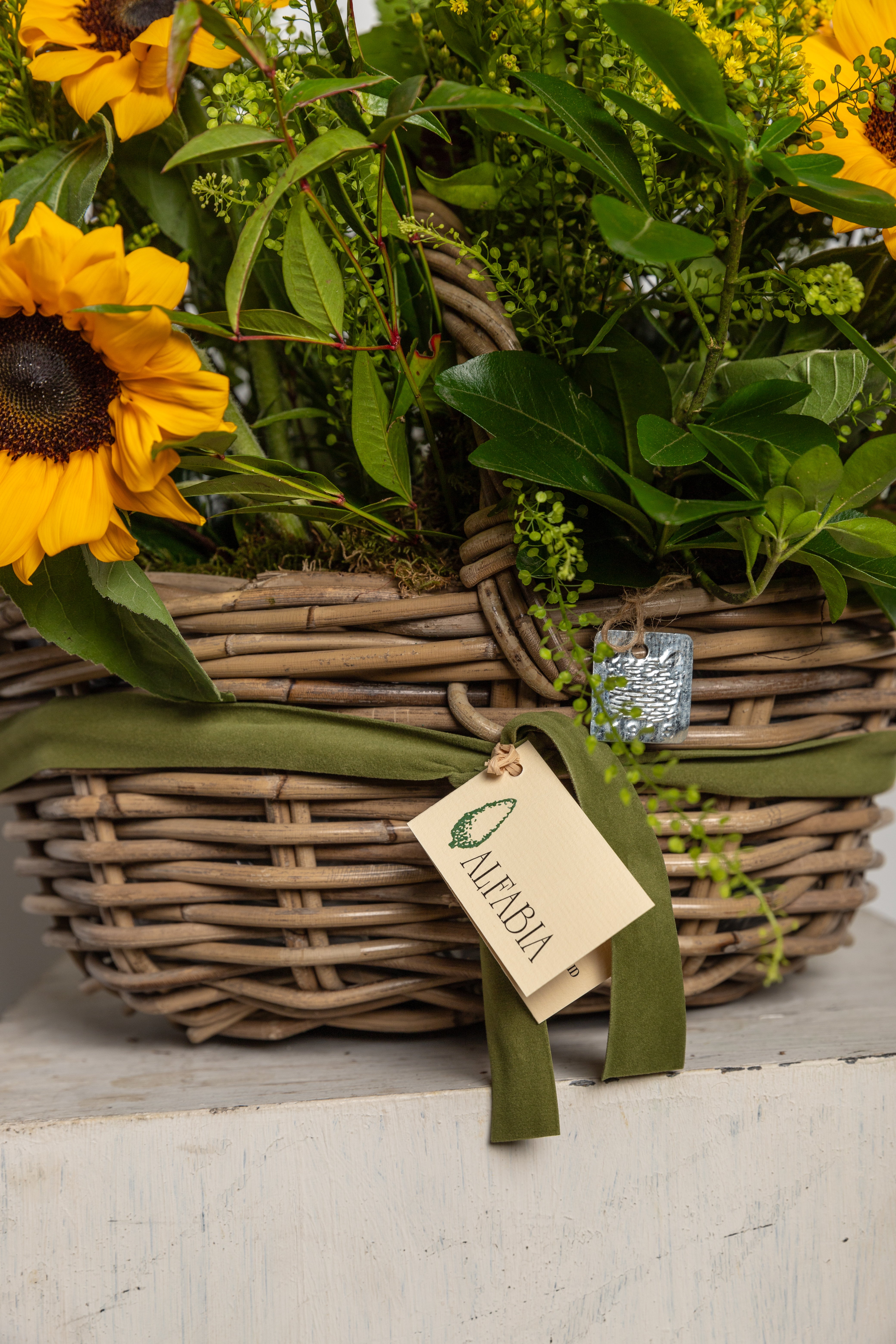 Cesto Girasoles