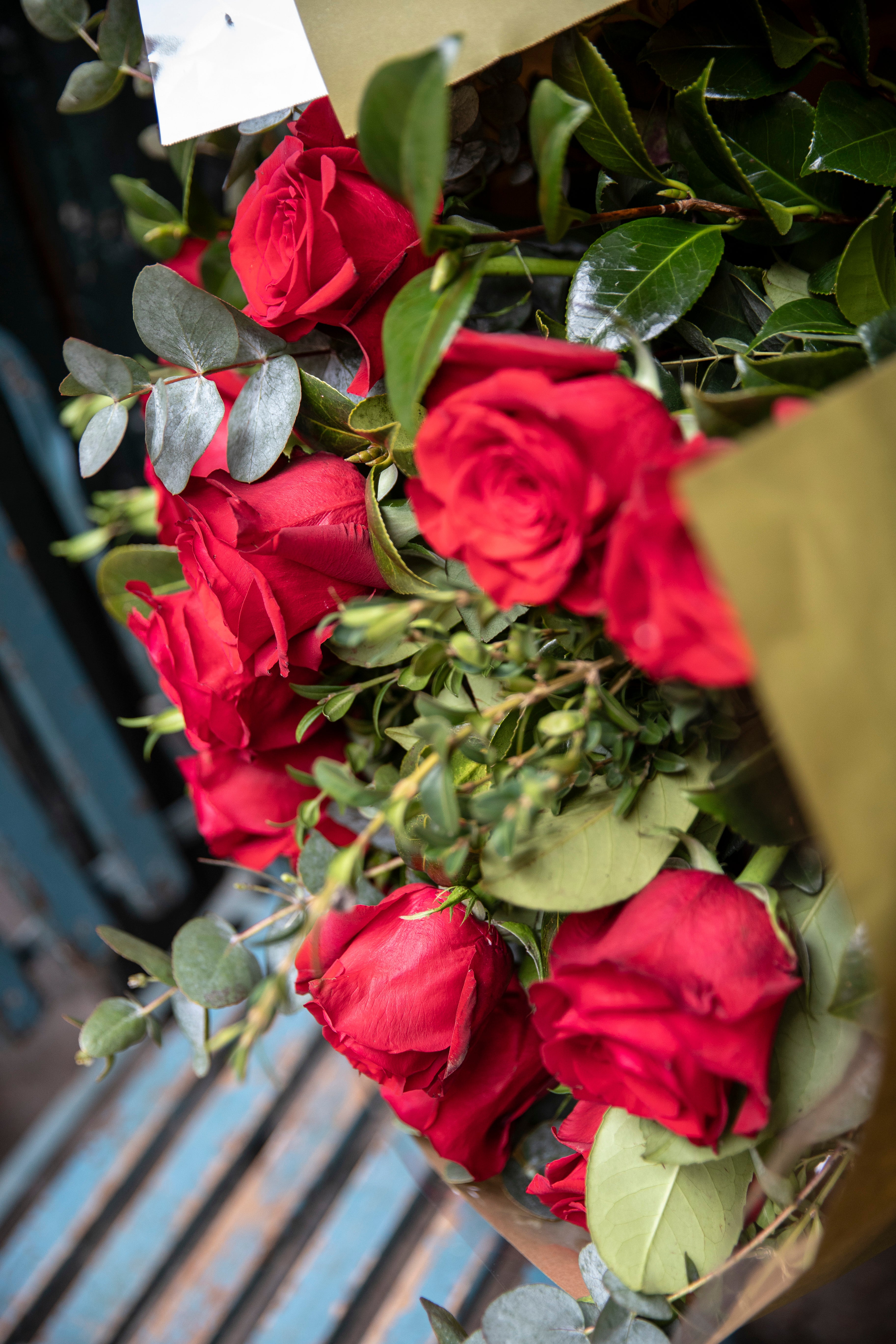 Ramos rosas rojas
